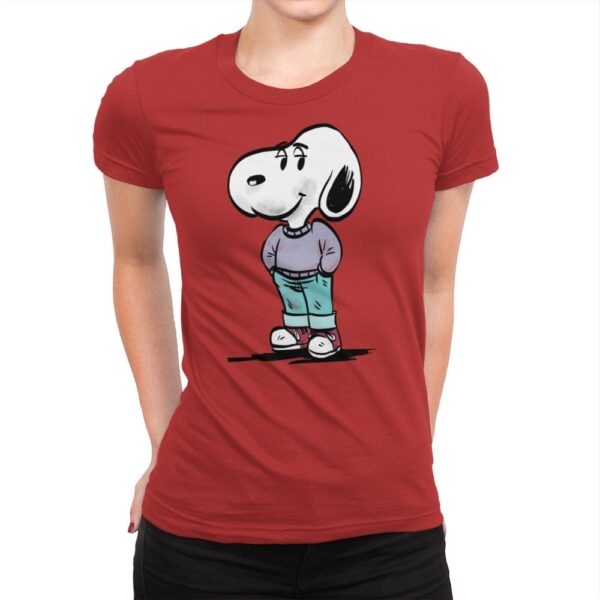 Chill Beagle - Womens Premium T-Shirts RIPT Apparel Small / Red