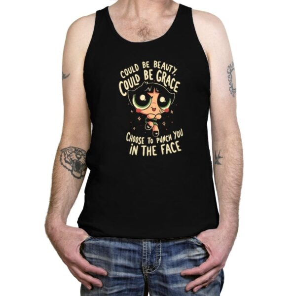 Choose To Punch You In The Face - Tanktop Tanktop RIPT Apparel X-Small / Black