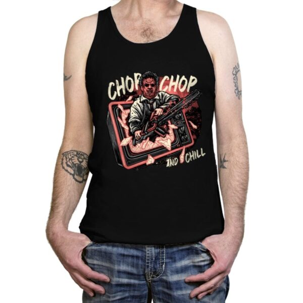 Chop Chop and Chill - Tanktop Tanktop RIPT Apparel X-Small / Black