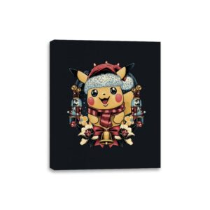 Christmas Electricity - Canvas Wraps Canvas Wraps RIPT Apparel 8x10 / Black