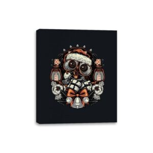 Christmas Robot - Canvas Wraps Canvas Wraps RIPT Apparel 8x10 / Black