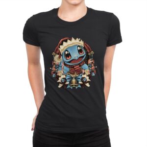 Christmas Turtle - Womens Premium T-Shirts RIPT Apparel Small / Black