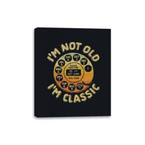 Classic Communicator - Canvas Wraps Canvas Wraps RIPT Apparel 8x10 / Black