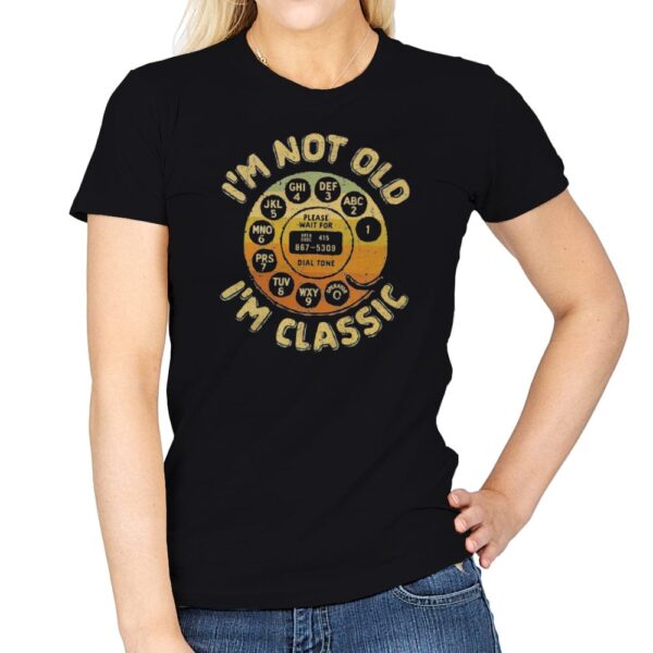 Classic Communicator - Womens T-Shirts RIPT Apparel Small / Black