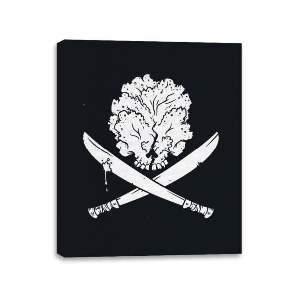 Clicker Death - Canvas Wraps Canvas Wraps RIPT Apparel 11x14 / Black