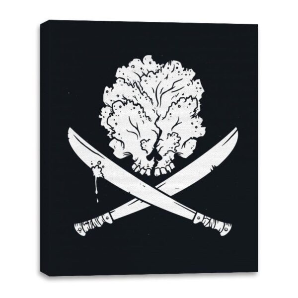 Clicker Death - Canvas Wraps Canvas Wraps RIPT Apparel 16x20 / Black
