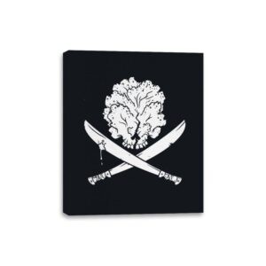 Clicker Death - Canvas Wraps Canvas Wraps RIPT Apparel 8x10 / Black