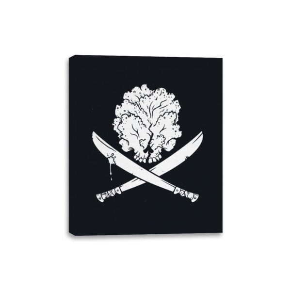Clicker Death - Canvas Wraps Canvas Wraps RIPT Apparel 8x10 / Black