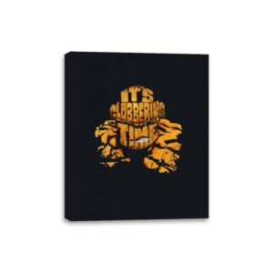 Clobbering Type - Canvas Wraps Canvas Wraps RIPT Apparel 8x10 / Black