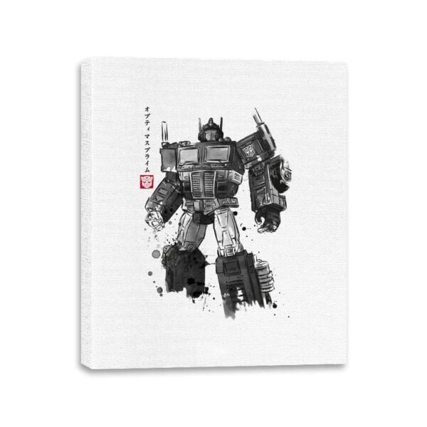 Convoy Sumi-e - Canvas Wraps Canvas Wraps RIPT Apparel 11x14 / White