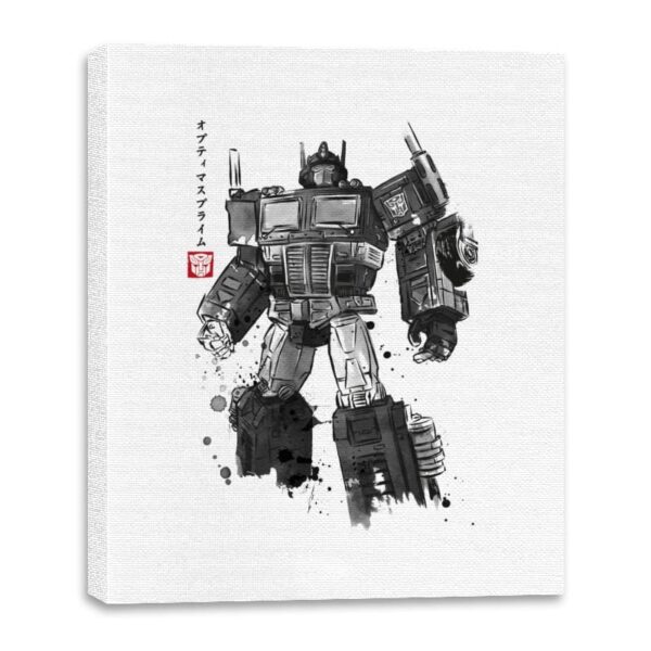 Convoy Sumi-e - Canvas Wraps Canvas Wraps RIPT Apparel 16x20 / White
