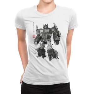 Convoy Sumi-e - Womens Premium T-Shirts RIPT Apparel Small / White