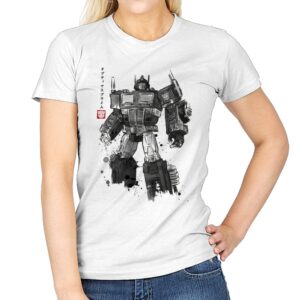 Convoy Sumi-e - Womens T-Shirts RIPT Apparel Small / White