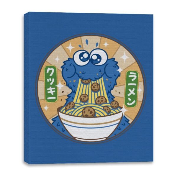 Cookie Ramen - Canvas Wraps Canvas Wraps RIPT Apparel 16x20 / Royal