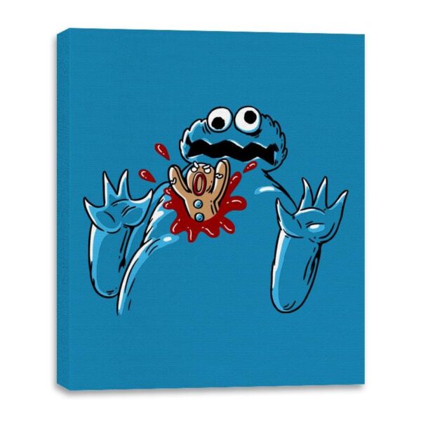 Cookie Strike Back - Canvas Wraps Canvas Wraps RIPT Apparel 16x20 / Sapphire