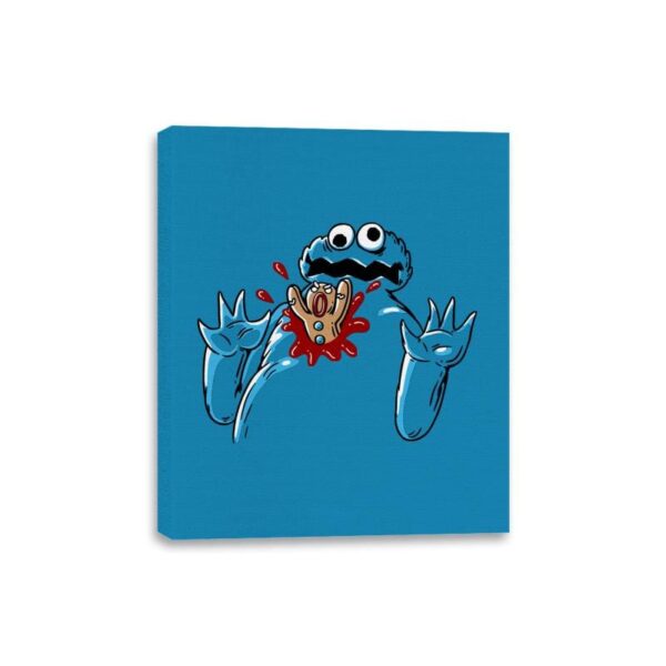 Cookie Strike Back - Canvas Wraps Canvas Wraps RIPT Apparel 8x10 / Sapphire