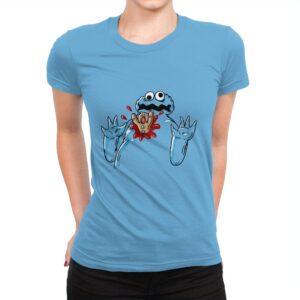 Cookie Strike Back - Womens Premium T-Shirts RIPT Apparel Small / Turquoise