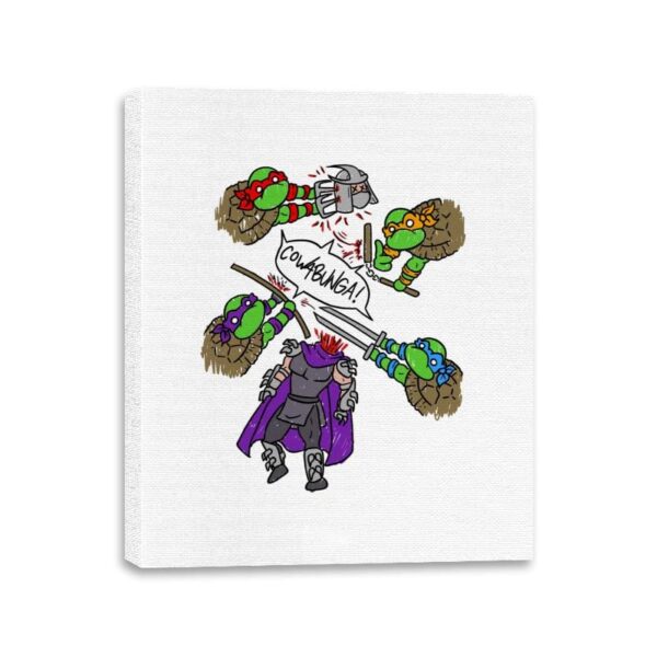 Cowabunga! - Canvas Wraps Canvas Wraps RIPT Apparel 11x14 / White