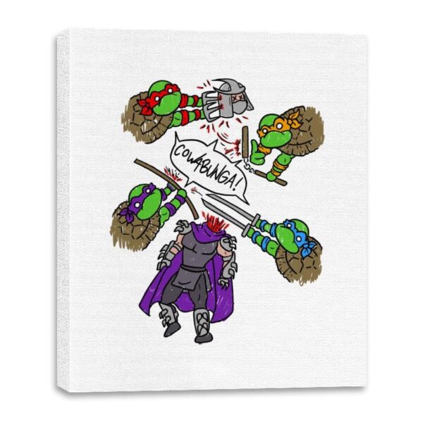 Cowabunga! - Canvas Wraps Canvas Wraps RIPT Apparel 16x20 / White