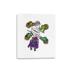 Cowabunga! - Canvas Wraps Canvas Wraps RIPT Apparel 8x10 / White