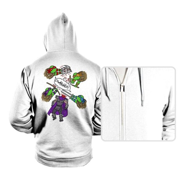 Cowabunga! - Hoodies Hoodies RIPT Apparel Small / White