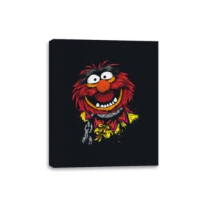Crazy Drummer - Canvas Wraps Canvas Wraps RIPT Apparel 8x10 / Black