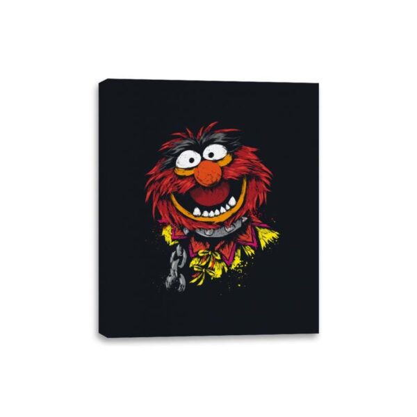 Crazy Drummer - Canvas Wraps Canvas Wraps RIPT Apparel 8x10 / Black