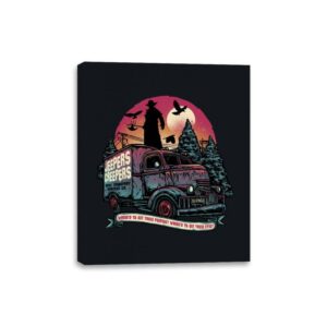 Creepers Transport Service - Canvas Wraps Canvas Wraps RIPT Apparel 8x10 / Black
