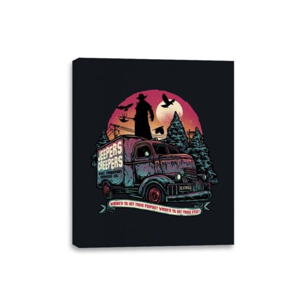 Creepers Transport Service - Canvas Wraps Canvas Wraps RIPT Apparel 8x10 / Black