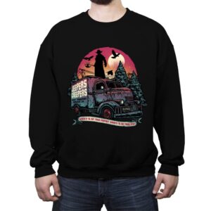 Creepers Transport Service - Crew Neck Sweatshirt Crew Neck Sweatshirt RIPT Apparel Small / Black