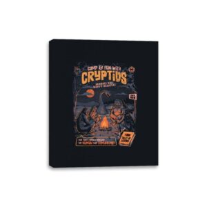 Cryptids Camp - Canvas Wraps Canvas Wraps RIPT Apparel 8x10 / Black
