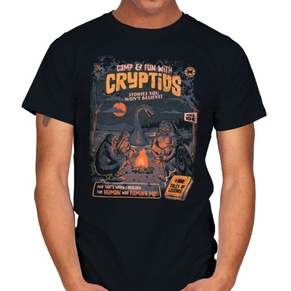 Cryptids Camp - Mens T-Shirts RIPT Apparel Small / Black