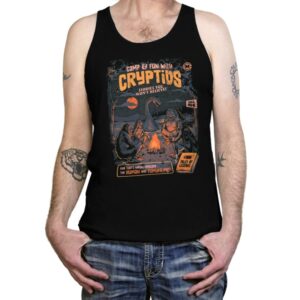 Cryptids Camp - Tanktop Tanktop RIPT Apparel X-Small / Black