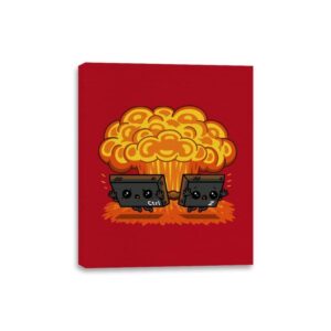 Ctrl Z Mission! - Canvas Wraps Canvas Wraps RIPT Apparel 8x10 / Red