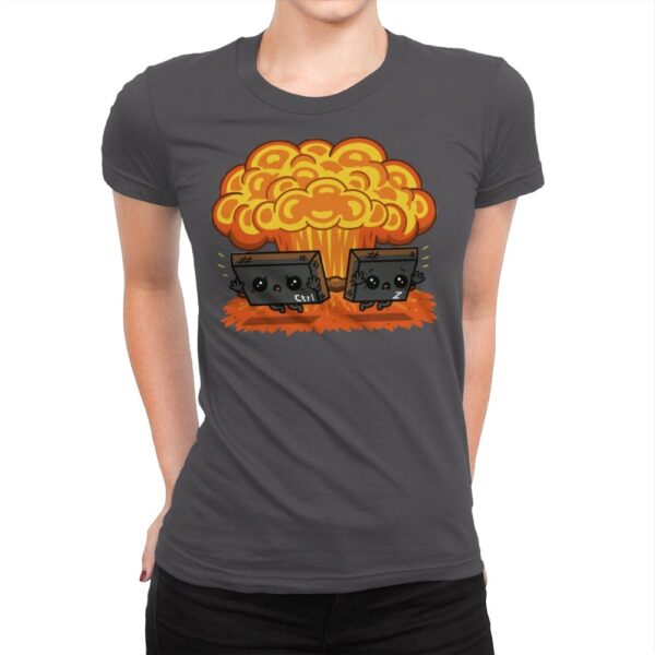 Ctrl Z Mission! - Womens Premium T-Shirts RIPT Apparel Small / Heavy Metal