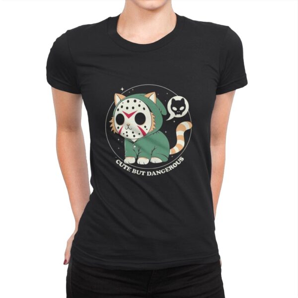 Cute but Dangerous - Womens Premium T-Shirts RIPT Apparel Small / Black