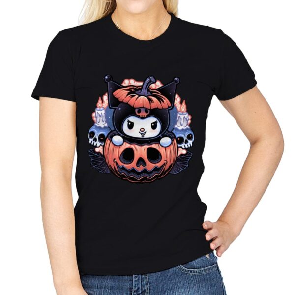 Cute Little Pumpkin - Womens T-Shirts RIPT Apparel Small / Black