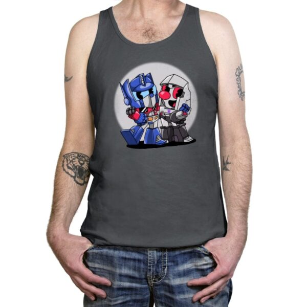 Cybertron Head - Tanktop Tanktop RIPT Apparel X-Small / Asphalt