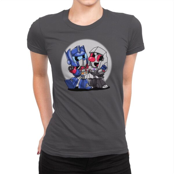 Cybertron Head - Womens Premium T-Shirts RIPT Apparel Small / Heavy Metal