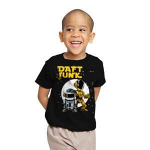 Daft Junk - Youth T-Shirts RIPT Apparel X-small / Black