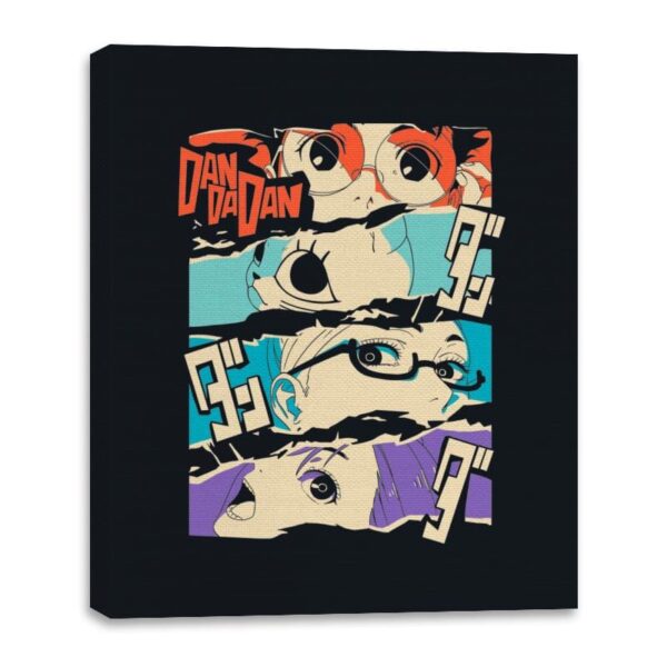 Dandadan Streetwear - Canvas Wraps Canvas Wraps RIPT Apparel 16x20 / Black