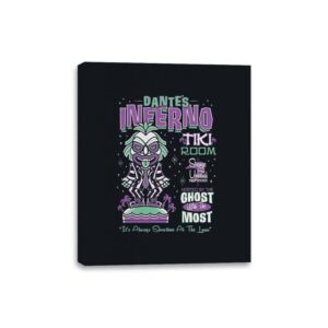 Dante's Tiki Room - Canvas Wraps Canvas Wraps RIPT Apparel 8x10 / Black
