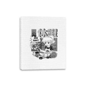 Day Off - Canvas Wraps Canvas Wraps RIPT Apparel 8x10 / White
