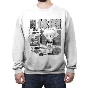 Day Off - Crew Neck Sweatshirt Crew Neck Sweatshirt RIPT Apparel Small / White