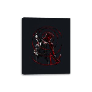 Devil's Advocate - Canvas Wraps Canvas Wraps RIPT Apparel 8x10 / Black