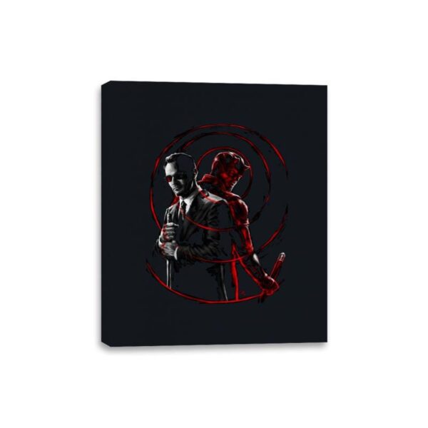 Devil's Advocate - Canvas Wraps Canvas Wraps RIPT Apparel 8x10 / Black