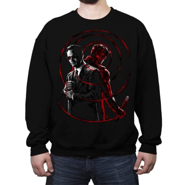 Devil's Advocate - Crew Neck Sweatshirt Crew Neck Sweatshirt RIPT Apparel Small / Black