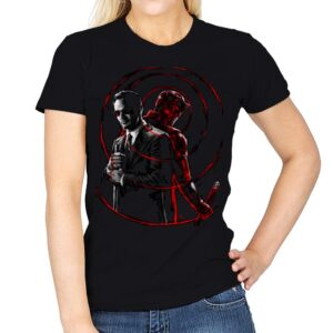 Devil's Advocate - Womens T-Shirts RIPT Apparel Small / Black