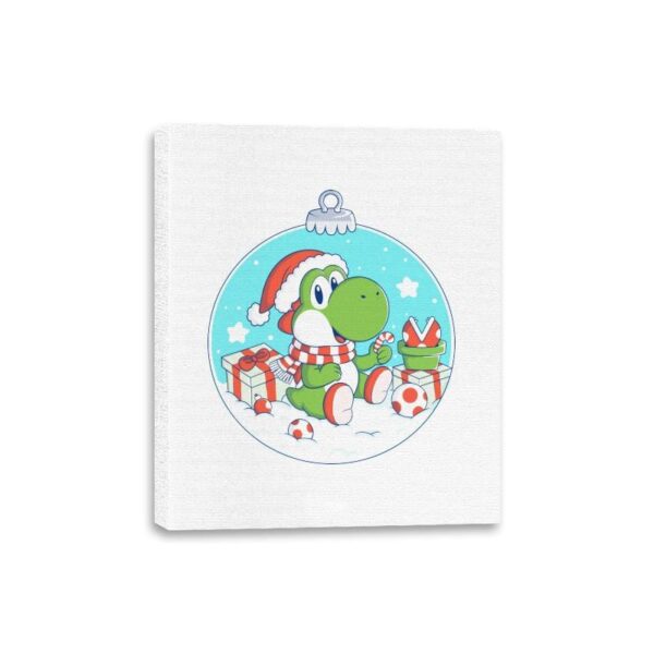 Dino Christmas - Canvas Wraps Canvas Wraps RIPT Apparel 8x10 / White