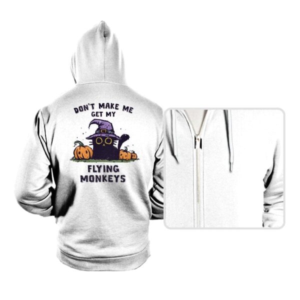 Don't Make Me Get My Flying Monkeys - Hoodies Hoodies RIPT Apparel Small / White